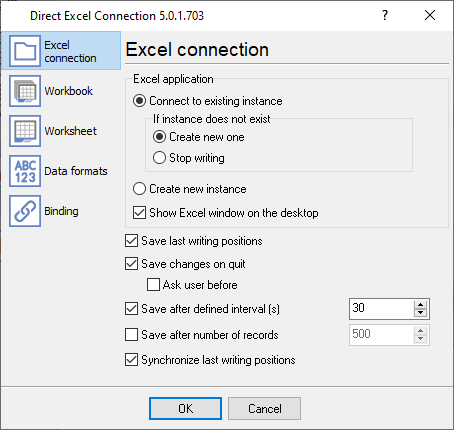 Excel file location and naming.