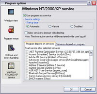 RS232 Data Logger - Service Mode